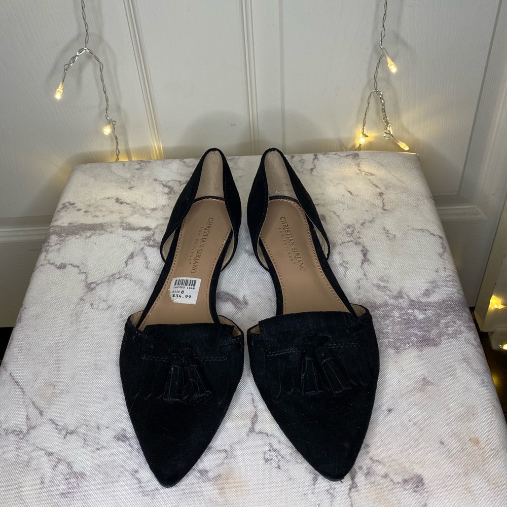 Black flats Christian Siriano